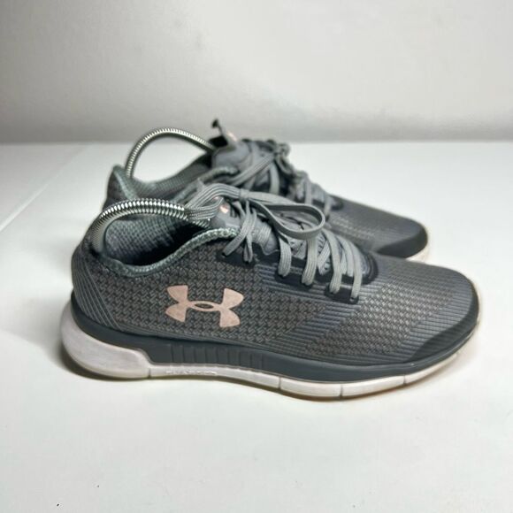 Under Armour Women's Running Shoes - I Will Run Fast - Size 6,5 - Gray/Pink - Picture 1 of 13